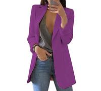 BAIXIAOCHI Chaqueta De Traje De Temperamento De CáRdigan Delgado De Manga Larga Con Solapa De Primavera Y OtoñO Para Mujer