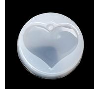 Baiyao Corazón Estrella Forma Joyas Moldes para Resina, Silicona Molds Joyas DIY Silicona Forma Resin para decoración Crafting, Joyas Hacen