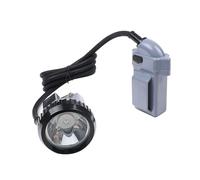 BAIYITONGDA Lámpara de Minero de Seguridad, Lámpara de Minero LED Superbrillante Gorra de Seguridad, Linterna Frontal para Minero para Acampar y Hacer Senderismo,12000mAh