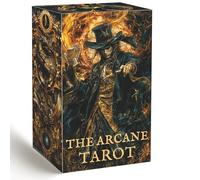BAIYOOBAI Baraja de tarot gótica oscura única, cartas de tarot para principiantes, cartas de tarot con libro guía, mazo de tarot estilo fantasía oscura, herramienta de adivinación de brujería de