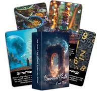 BAIYOOBAI Cartas Espíritu Oracle - Deck Oracle Mystic Psychic - Mapas de Oracle Espiritual para principiantes - Explora la sabiduría interior y el poder espiritual