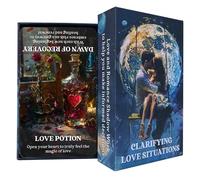 BAIYOOBAI Clarificando Situaciones de Amor, cartas de oráculo, llamas gemelas, relación, romance, mensajes de amor, mazo de oráculo, obra de sombra, baraja de oráculo