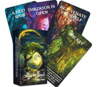 BAIYOOBAI Mapas místicos de oráculo bosque encantado, guía mística e inspiración del reino mágico de la naturaleza, mazo de oráculo de la sabiduría de la naturaleza, mapas de oráculo para