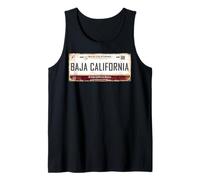 Baja California Mexicali License Plate Mexicans Souvenir Camiseta sin Mangas