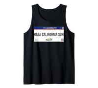 Baja California Mexicali License Plate Mexicans Souvenir Camiseta sin Mangas