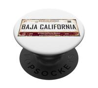 Baja California Mexicali License Plate Mexicans Souvenir PopSockets PopGrip Adhesivo