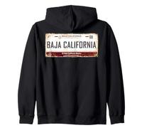 Baja California Mexicali License Plate Mexicans Souvenir Sudadera con Capucha