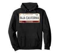 Baja California Mexicali License Plate Mexicans Souvenir Sudadera con Capucha