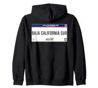 Baja California Mexicali License Plate Mexicans Souvenir Sudadera con Capucha
