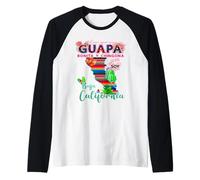 Baja California México Camiseta Manga Raglan