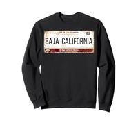 Baja California Mexico License Plate Travel Vacation Beach Sudadera
