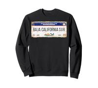 Baja California Mexico License Plate Travel Vacation Beach Sudadera