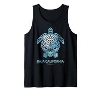 Baja-California México Tortuga Marina Océano Souvenir Camiseta sin Mangas