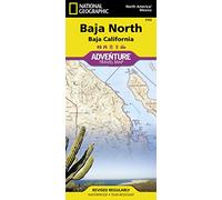 National Geographic Mapa de viaje – Baja California North 1:450.000 – Adventure Map 3103