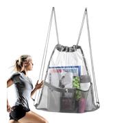 Baja Conexión - Bajo De La Gama Colastring | De Natación |. Bolsas De Ataúd De Gimnasio | Dibuje Baño De Cordel | Paquete Multifuncional Impermeable para Ropa Swim Beach Athletic, Gris,