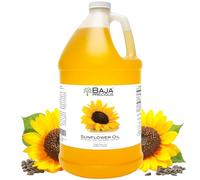 Baja Precious - Aceite de girasol alto oleico, jarra de 1 galón - Expulsor prensado, maravilloso en la cocina, increíble para tu piel y un millón de otros usos, embotellado en los Estados Unidos