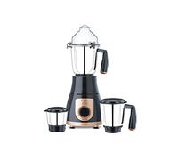 Bajaj GX-3701 Batidora Picadora de Vaso de 750 W con función Nutri-Pro, 3 jarras, negra