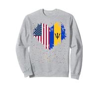 Bajan American Costume Outfit Ideas para mujeres Bajan Roots Sudadera