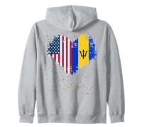 Bajan American Costume Outfit Ideas para mujeres Bajan Roots Sudadera con Capucha