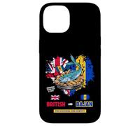 Bajan Bandera Británica Idea Para Mujer Bajan Flying Fish & Chips Carcasa para iPhone 14