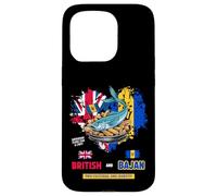 Bajan Bandera Británica Idea Para Mujer Bajan Flying Fish & Chips Carcasa para iPhone 15 Pro
