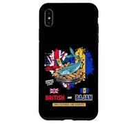Bajan Bandera Británica Idea Para Mujer Bajan Flying Fish & Chips Carcasa para iPhone XS Max