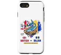 Bajan Bandera Británica Idea Para Niños Bajan Flying Fish & Chips Carcasa para iPhone SE (2020) / 7 / 8