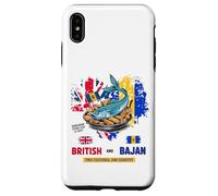 Bajan Bandera Británica Idea Para Niños Bajan Flying Fish & Chips Carcasa para iPhone XS Max