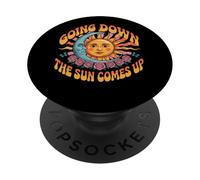 Bajando El Sol Sale Arte Celestial PopSockets PopGrip Adhesivo