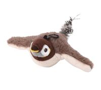 Bájaros voladores Gato Juguete Simulación de persecución Birds Chirping Interactive Toys USB Carga para Gatos Adultos de Interior aburridos (gorrión)