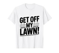 ¡Bájate de mi césped! Humor gruñón de Anciano Divertido Camiseta