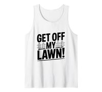 ¡Bájate de mi césped! Humor gruñón de Anciano Divertido Camiseta sin Mangas