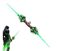 Bajbumgn 24 Colors Light Up S-Word Toy, 2 in 1 Dueling S-Words RGB Double-Blade with Dynamic Sound Effects & Fingertip Rotation, Retractable Light S-Words, Glowing Props for Party Cosplay