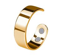 Bajbumgn Anillos Magnéticos Para Hombre | Anillo Elegante - Ajustables Modernos Cómodos Para Eventos Sociales Como Citas Fiestas Y Bodas