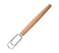 Bajbumgn Batidor Danés,Mezclador Manual Portátil Inoxidable - Herramienta Mezcladora Para Madre - Para Hornear, Panaderos, Elaboración, Cocina, Panadería, Pastel, Pastelería, Bagel, Batido,