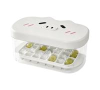 Bajbumgn Cubitera de Hielo, Juego Apilable de 24 Cavidades con Recipiente y Tapa, Moldes de Hielo para Preparar Cócteles, para Whisky Café Bebidas y en Congelador y la Cocina