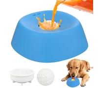 Bajbumgn Cuenco de Lamer para Perros - Plato Interactivo Lento - Lento Antideslizante para Líquidos para Perros,para Razas Grandes, Medianas Y Pequeñas, Cachorros, Mayores, Yogur Y Estimulación