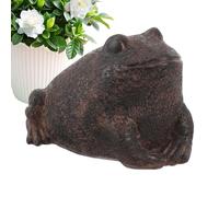Bajbumgn Escondedor de Llaves Exterior,Compartimento Oculto con Forma de Sapo Seguro | Escultura de Resina con Almacenamiento Secreto para Anillos Joyas Collares Exterior Jardín Patio