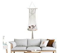Bajbumgn Hamaca de para Gatos, Cama para Gatos Boho,Hamaca Bohemia de para Mascotas | Cama de Cuerda de algodón Tejida a Mano Suave, Cama de Hamaca para Gatitos para Dormir y Jugar