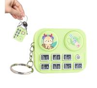 Bajbumgn Llavero DJ de Música,Llavero DJ Giradiscos - Mini Reproductor de - para Mochila Viaje Oficina Escuela