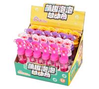 Bajbumgn Pequeñas Burbujas para favores de Fiesta, pequeñas varitas de Burbujas | Juguete de Juego de Burbujas de 24 Piezas para afuera | Favores de Fiesta de Juego al Aire Libre para la Piscina del