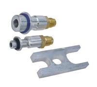 Bajbumgn Tapón Para Prueba De Fugas De Aire Acondicionado, Herramienta de Deteccion de Fugas, Obturador Resistente para Tubos de AC para Mantenimiento de Vehiculos y Talleres