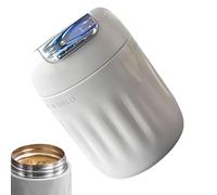 Bajbumgn Vaso Térmico de Viaje - Taza de Café Portátil 222 ml,Taza De Café Ligera Antideslizante Con Filtro Para Entusiastas Del Té, Para Gimnasio, Escuela, Entrenamiento, Hogar, Camping, Viaje, Coche