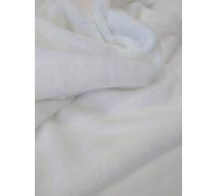 Bajera Bebé Coralina Pirineo Invierno, Hipersuave, Transpirable e Hipoalergénica, Esquinas engomadas, Ajustables. (Blanco, Cuna 80x130)