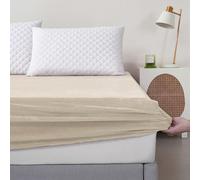 Bajera Coralina 150x200, Bajera Invierno Calido y Suave, Tejido Transpirable, 100% Poliester, Bajera Ajustable Bolsillo Profundo