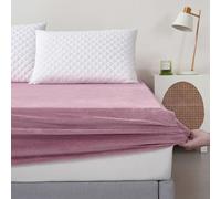 Bajera Coralina 150x200, Bajera Invierno Calido y Suave, Tejido Transpirable, 100% Poliester, Bajera Ajustable Bolsillo Profundo