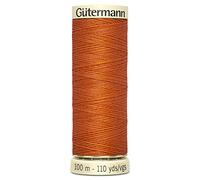 Bajera de percale de Gutermann Sew All 100 m carrete de pesca 982 cálido naranja