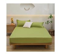 Bajeras Cama 150x190 Sábana Ajustable for Cama, sábanas elásticas Individuales, Dobles, Completas, Queen, King, Individual, Doble, tamaño Extragrande(Silver 4,4X Pillowcases)