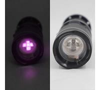 BAJIE Linterna Zoomable Linterna Infrarrojo 940Nm 3Core Aluminio Flashl Light IR 940Nm Lanterna Infrarrojo Night Vision Led Antorcha para AA Batería Negro 940Nm 5Core