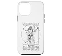Bajista Bajista Vitruvio Hombre Leonardo Da Vinci Música Carcasa para iPhone 12 mini